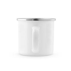 Vue Mug émaillé 350 mL pour sublimation - Gotze sub de couleur blanc| Krokrodeal