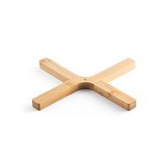 Vue Dessous de verre en bambou - Shandy de couleur beige| Krokrodeal