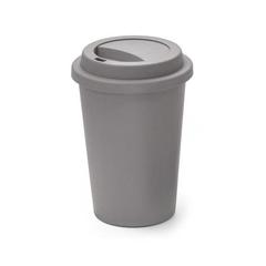 Vue Gobelet réutilisable 450mL en PP - Tonali 450 de couleur gris| Krokrodeal
