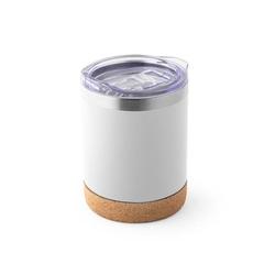 Vue Tasse de voyage 400mL en acier inox - Solberg tumbler de couleur blanc| Krokrodeal
