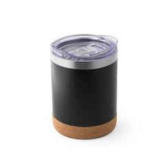 Vue Tasse de voyage 400mL en acier inox - Solberg tumbler de couleur noir| Krokrodeal