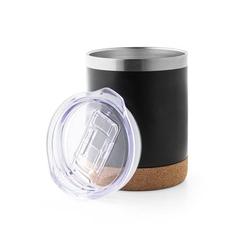 Vue Tasse de voyage 400mL en acier inox - Solberg tumbler de couleur noir| Krokrodeal