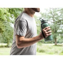 Vue Bouteille de sport 1200mL en PETG - Tyson de couleur vert| Krokrodeal