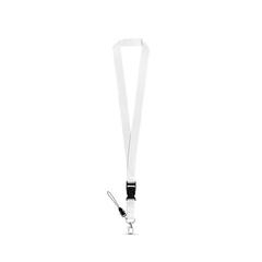 Vue Lanyard - Anquetil de couleur blanc| Krokrodeal