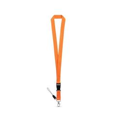 Vue Lanyard - Anquetil de couleur orange| Krokrodeal