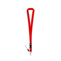 Vue Lanyard - Anquetil de couleur rouge| Krokrodeal