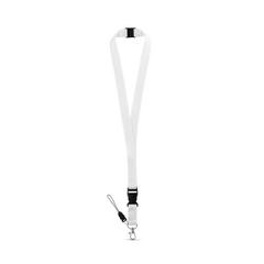 Vue Lanyard - Murray de couleur blanc| Krokrodeal