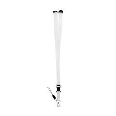 Vue Lanyard - Murray de couleur blanc| Krokrodeal