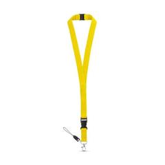 Vue Lanyard - Murray de couleur jaune| Krokrodeal