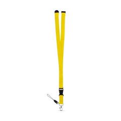 Vue Lanyard - Murray de couleur jaune| Krokrodeal