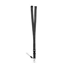 Vue Lanyard - Murray de couleur noir| Krokrodeal