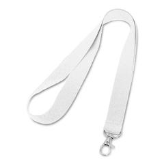 Vue Lanyard - Lariat de couleur blanc| Krokrodeal