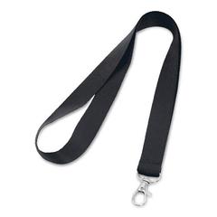 Vue Lanyard - Lariat de couleur noir| Krokrodeal