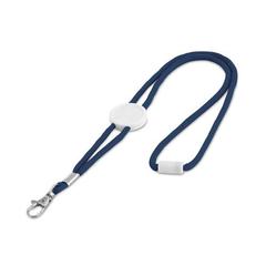 Vue Tour de cou en polyester - Weave de couleur bleu| Krokrodeal