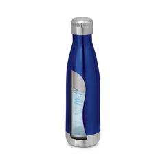 Vue Bouteille en acier inoxydable 510 mL - Show de couleur bleu| Krokrodeal