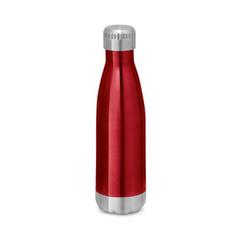 Vue Bouteille en acier inoxydable 510 mL - Show de couleur rouge| Krokrodeal