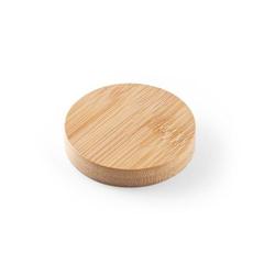 Vue Sous-verre en bambou avec décapsuleur - Amchur de couleur beige| Krokrodeal