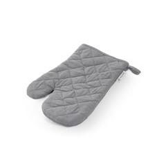 Vue Gant de cuisine en coton (60% recyclé) - Rickey de couleur gris| Krokrodeal