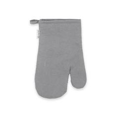 Vue Gant de cuisine en coton (60% recyclé) - Rickey de couleur gris| Krokrodeal