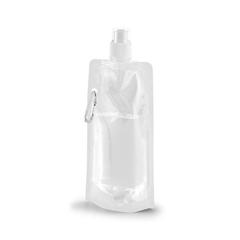 Vue Bouteille pliante en PE 460 mL - Kwill de couleur blanc| Krokrodeal