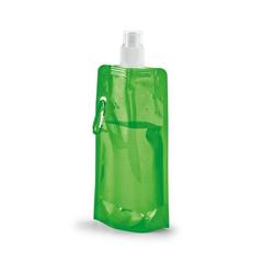 Vue Bouteille pliante en PE 460 mL - Kwill de couleur vert| Krokrodeal