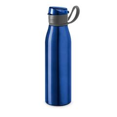 Vue Bouteille de sport en aluminium 650 mL - Korver de couleur bleu| Krokrodeal