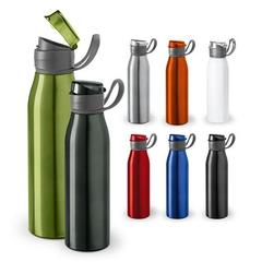 Vue générale Bouteille de sport en aluminium 650 mL - Korver | Krokrodeal