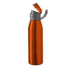 Vue Bouteille de sport en aluminium 650 mL - Korver de couleur orange| Krokrodeal
