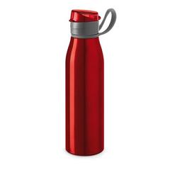 Vue Bouteille de sport en aluminium 650 mL - Korver de couleur rouge| Krokrodeal