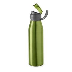 Vue Bouteille de sport en aluminium 650 mL - Korver de couleur vert| Krokrodeal