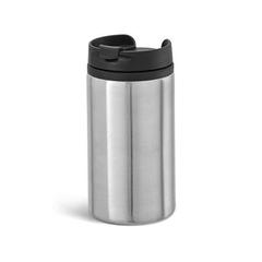 Vue Gobelet de voyage en acier inoxydable et PP 310 mL - Express de couleur gris| Krokrodeal