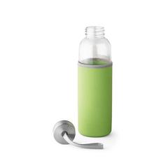 Vue Bouteille de sport en verre et acier inoxydable 520 mL - Raise de couleur vert| Krokrodeal