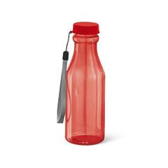 Vue Bouteille de sport en Tritan™ 510 mL - Jim de couleur rouge| Krokrodeal