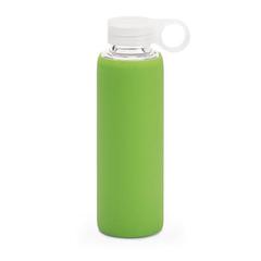 Vue Bouteille de sport en verre borosilicate 380 ml - Dhabi de couleur vert| Krokrodeal