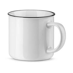 Vue générale Mug en céramique 360 ml - Vernon white | Krokrodeal