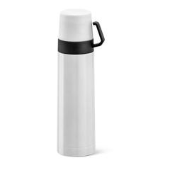 Vue Thermos 490mL en acier inox et PP - Safe de couleur blanc| Krokrodeal