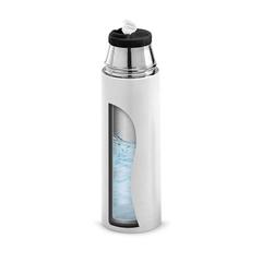Vue Thermos 490mL en acier inox et PP - Safe de couleur blanc| Krokrodeal