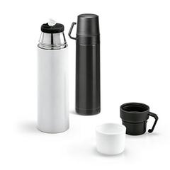 Vue générale Thermos 490mL en acier inox et PP - Safe | Krokrodeal