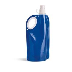 Vue Bouteille pliable 700mL en PET, PA et PE - Hike de couleur bleu| Krokrodeal