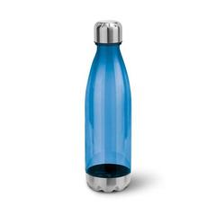 Vue Bouteille de sport 700mL en AS et acier inox - Ancer de couleur bleu| Krokrodeal