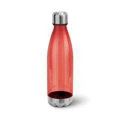 Vue Bouteille de sport 700mL en AS et acier inox - Ancer de couleur rouge| Krokrodeal