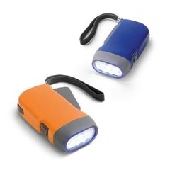 Vue générale Lampe de poche dynamo avec 3 LEDs - Eddie | Krokrodeal