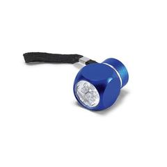 Vue Lampe de poche en aluminium avec 6 LED - Louis de couleur bleu| Krokrodeal