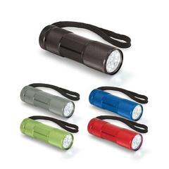 Vue générale Lampe de poche en aluminium avec 9 LED - Flashy | Krokrodeal
