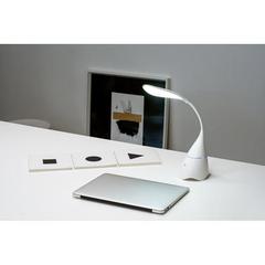 Vue générale Lampe de bureau en ABS avec haut-parleur - Grahame | Krokrodeal
