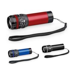 Vue générale Lampe de poche en aluminium avec fonction zoom avec 3 modes d'éclairage - Zoomin | Krokrodeal
