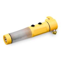Vue Marteau d'urgence - Flashmer de couleur jaune| Krokrodeal