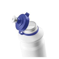 Vue Bouteille de sport 680mL en PEBD - Gobert de couleur bleu| Krokrodeal
