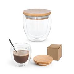 Vue générale Tasse de voyage 250mL en verre borosilicate - Ecuador 250 | Krokrodeal