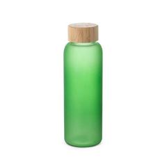 Vue Tasse de voyage 500mL en verre borosilicate givré - Lillard de couleur vert| Krokrodeal